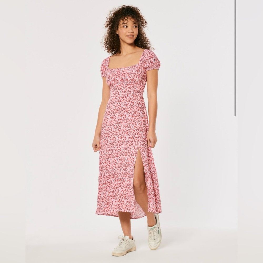 Hollister On-or-off shoulder Midi Dress